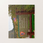Duivels Toren Wyoming. Legpuzzel (Verticaal)