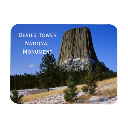 Duivels Tower National Monument Magnet Magneet (Horizontaal)