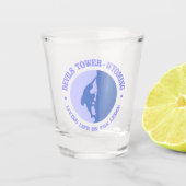 Duivels Tower (RD) Shot Glas (Voorkant)
