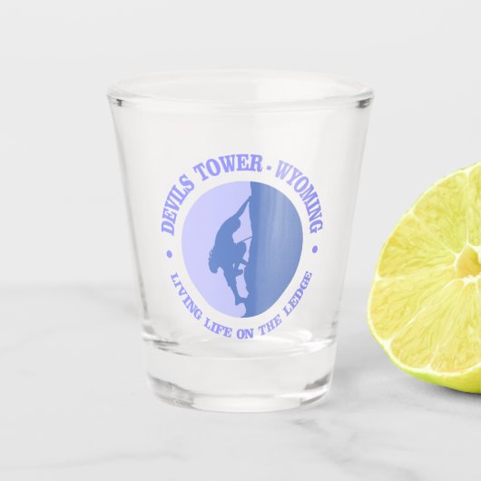 Duivels Tower (RD) Shot Glas (Voorkant)