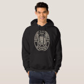 Duivels Tower Wyoming motorfiets Hoodie (Voorkant volledig)