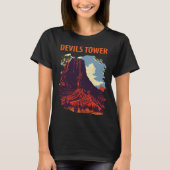Duivels Tower, Wyoming T-shirt (Voorkant)