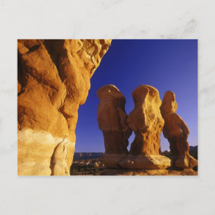 Duivels Tuin in de Grand Staircase Escalante Briefkaart