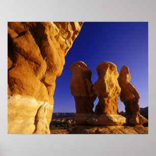 Duivels Tuin in de Grand Staircase Escalante Poster