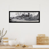 Duivels uit de burgeroorlog Den Foto 1909 Poster (Keuken)