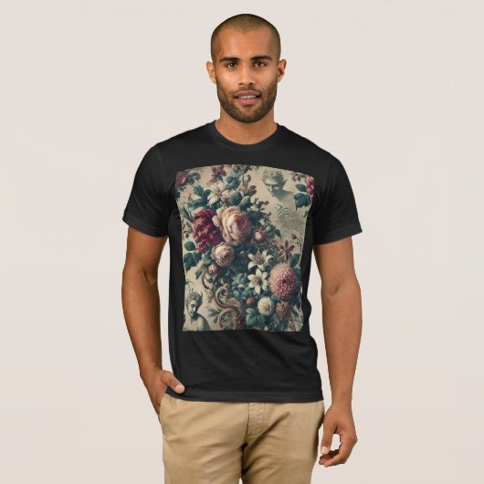 Duivels van Dandy – Gotische Draagbare Kunst T-shirt (Voorkant volledig)
