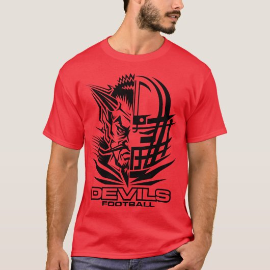 DUIVELS VOETBAL T-SHIRT (Voorkant)