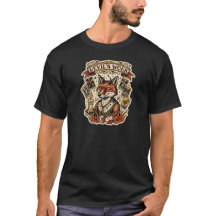 Duivels Werk Sly Fox Tarotkaart Tattoo Flash Mysti