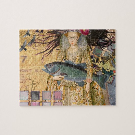  duivels Whimsical Renaissance Gothic Fish Legpuzzel (Horizontaal)