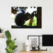 Duivels Zonnebloem Poster (Thuiskantoor)