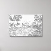 Duivelsbrug en Stanley Bridge Kirkby Lonsdale Canvas Afdruk (Voorkant)