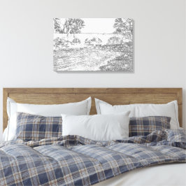 Duivelsbrug en Stanley Bridge Kirkby Lonsdale Canvas Afdruk