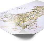 Duivelsbrug Kirkby Lonsdale Potloodschets Foto Afdruk (Hoek)