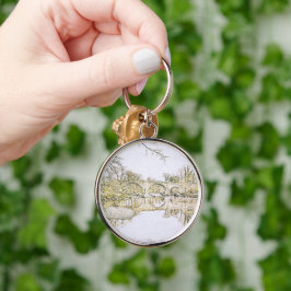 Duivelsbrug Kirkby Lonsdale Potloodschets Sleutelhanger