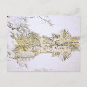 Duivelsbrug schets, Kirkby Lonsdale Briefkaart (Voorkant)