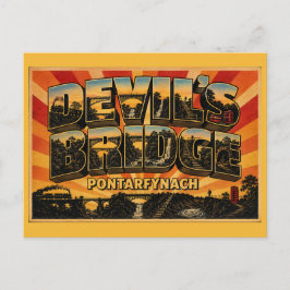 Duivelsbrugwaterval Wales Legendarische Waterval  Briefkaart