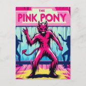 Duivelsdansen bij Pink Pony Briefkaart (Voorkant)