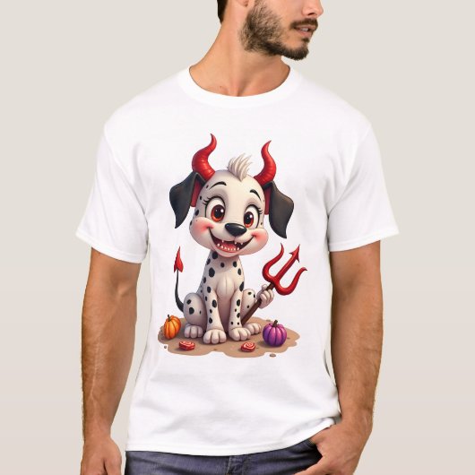 Duivelse Dalmatische Streken T-shirt (Voorkant)
