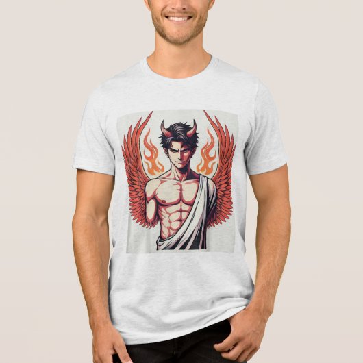 Duivelse Design Tri-Blend Shirt (Voorkant)
