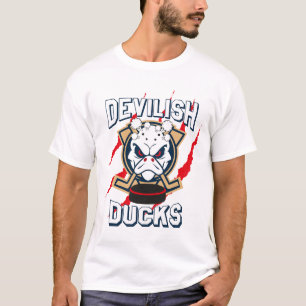 Duivelse Ducks Mighty Ducks honkbal T-shirt