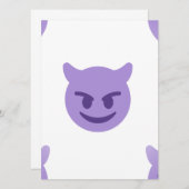 duivelse emoji (Voorkant / Achterkant)