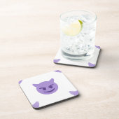 duivelse emoji bier onderzetter (Rechterzijde)