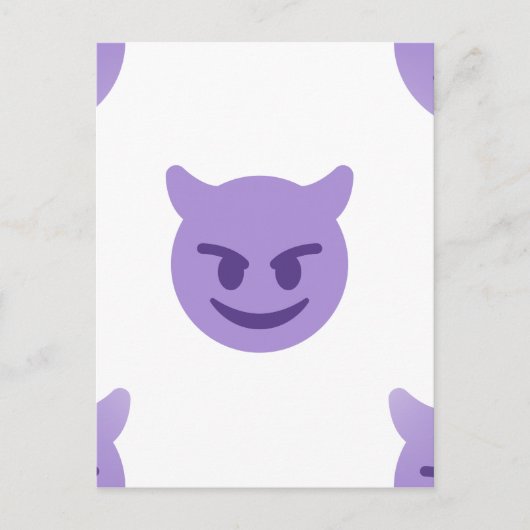 duivelse emoji briefkaart (Voorkant)