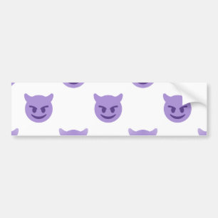 duivelse emoji bumpersticker
