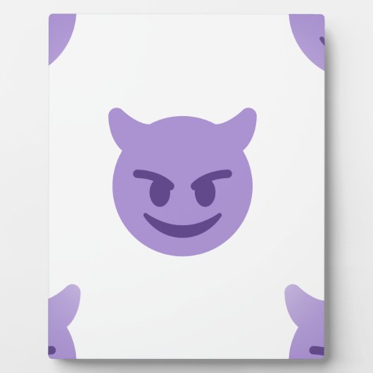 duivelse emoji fotoplaat (Voorkant)