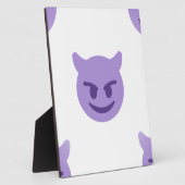 duivelse emoji fotoplaat (Zijkant)