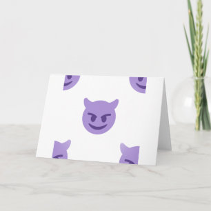 duivelse emoji kaart