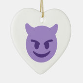 duivelse emoji keramisch ornament (Rechts)