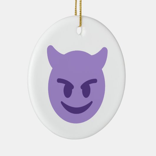 duivelse emoji keramisch ornament (Rechts)