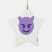 duivelse emoji keramisch ornament (Rechts)