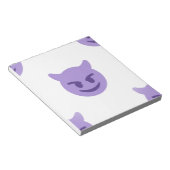 duivelse emoji notitieblok (Schuin)
