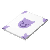 duivelse emoji notitieblok (Linkerzijde)