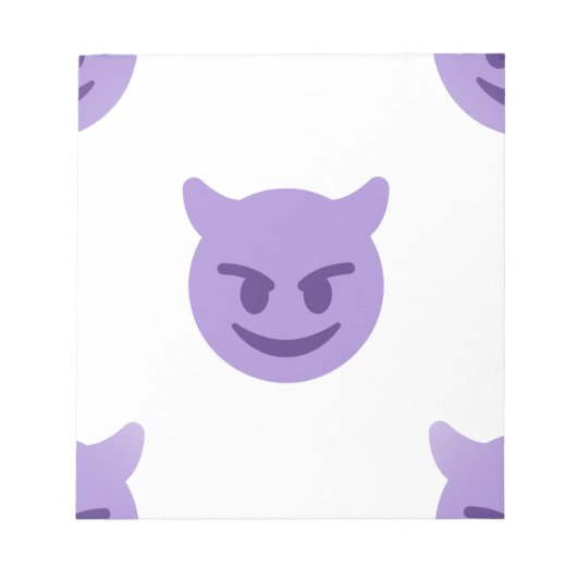duivelse emoji notitieblok (Voorkant)