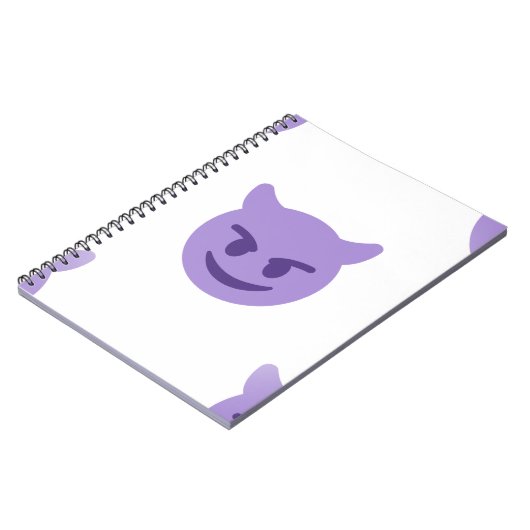 duivelse emoji notitieboek (Linkerzijde)