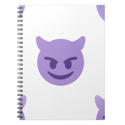 duivelse emoji notitieboek (Voorkant)