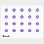 duivelse emoji ster sticker (Vel)