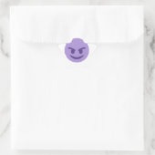 duivelse emoji ster sticker (Tas)