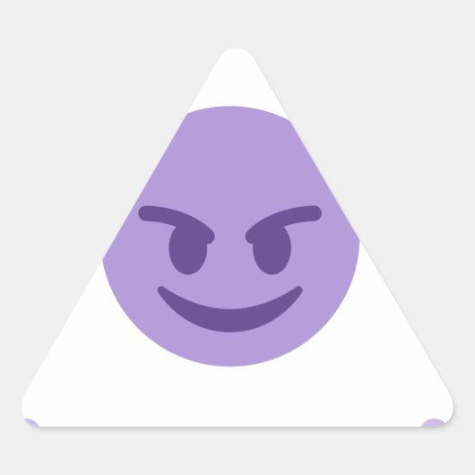 duivelse emoji sticker (Voorkant)