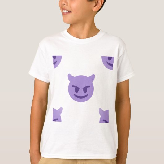 duivelse emoji t-shirt (Voorkant)