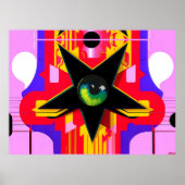 Duivelse fantasie picknick poster (Voorkant)