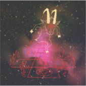 duivelse geit die halloween Gift voor satan Lover  Sticker (Voorkant)