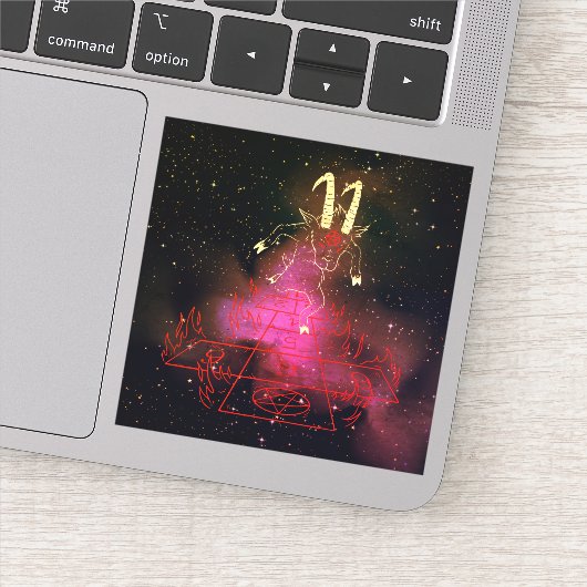 duivelse geit die halloween Gift voor satan Lover  Sticker (Detail)