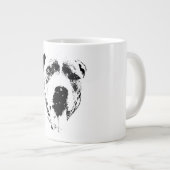 Duivelse grijns grote koffiekop (Voorkant rechts)