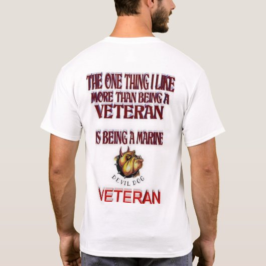 DUIVELSE HOND VETERAAN T-SHIRT (Achterkant)