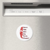 Duivelse Humor Twin Flame twinflameduivelspiegel Magneet (Insitu (Vaatwasser))