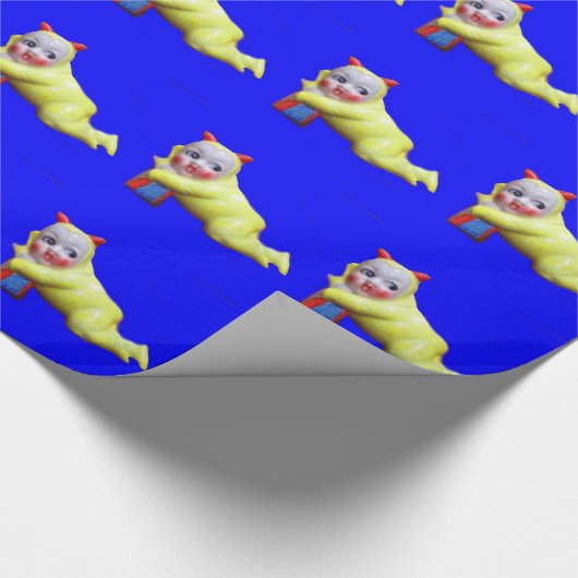 duivelse kleine imp cadeaupapier (Hoek)